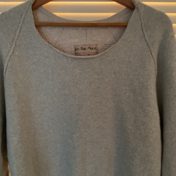 We The Free Midnight Pullover Gray XS NWOT - Picture 5 of 6